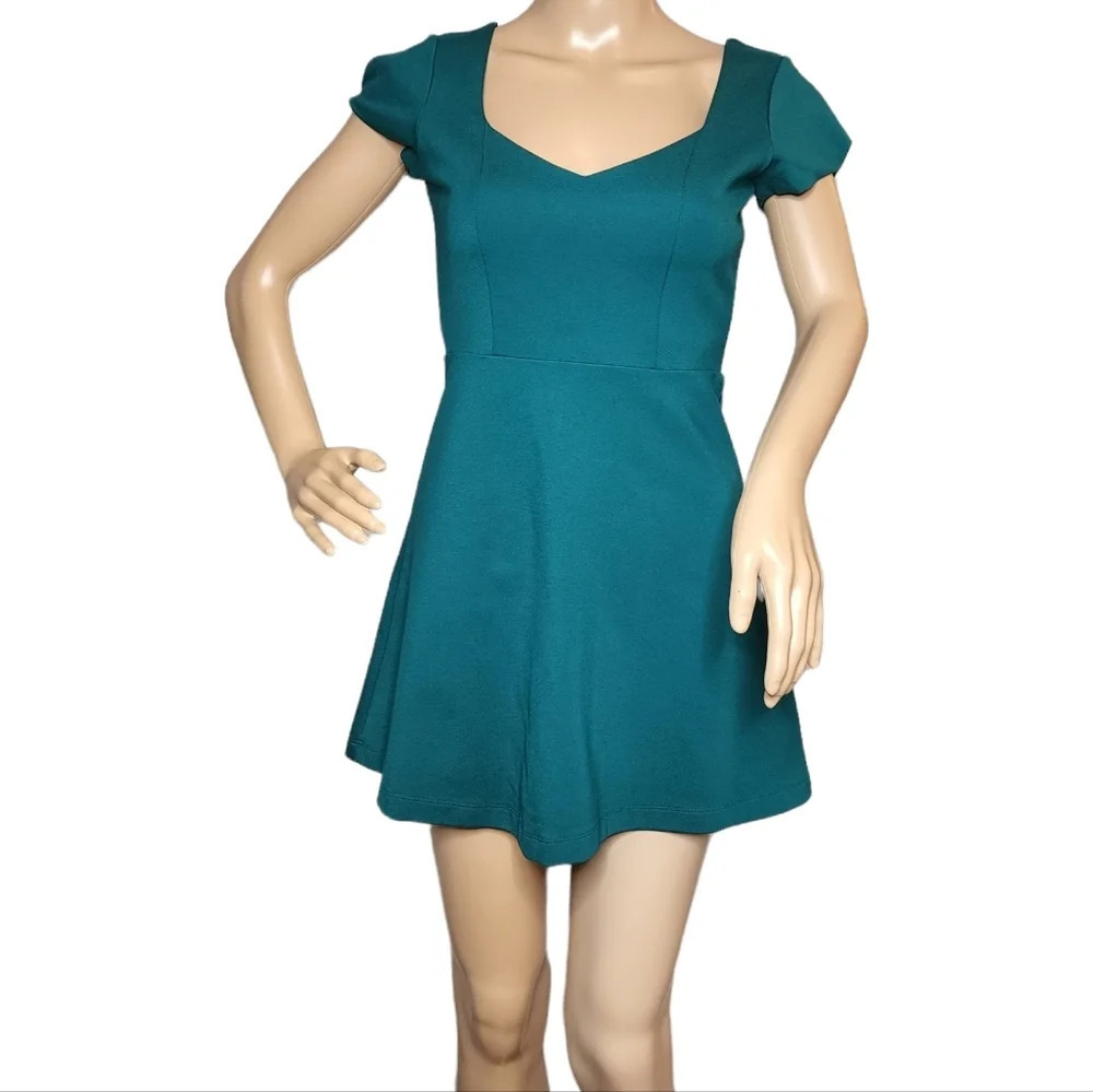 Urban Outfitters ponte green‎ mini dress